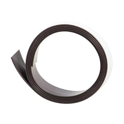 Q-Connect Magnetic Racking Strip White PVC 20mmx1.5mmx5m KF18990