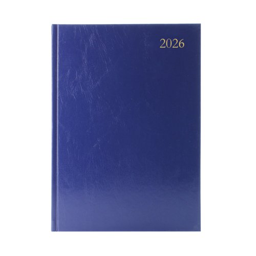 5 Star Desk Diary Week To View A4 Blue 2026 KFA43BU26