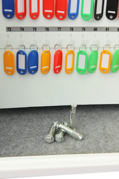 Phoenix Cygnus Key Deposit Safe 300 Hook Electronic Lock White KS0034E