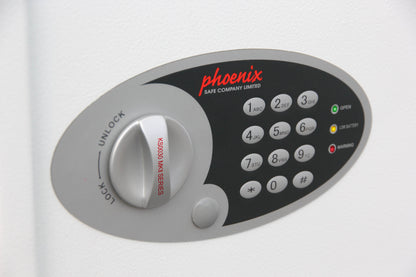 Phoenix Cygnus Key Deposit Safe 700 Hook Electronic Lock White KS0036E