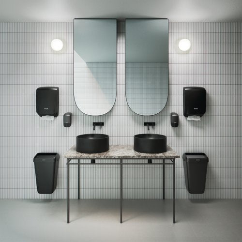 Katrin Folded Hand Towel M Dispenser Black 77434
