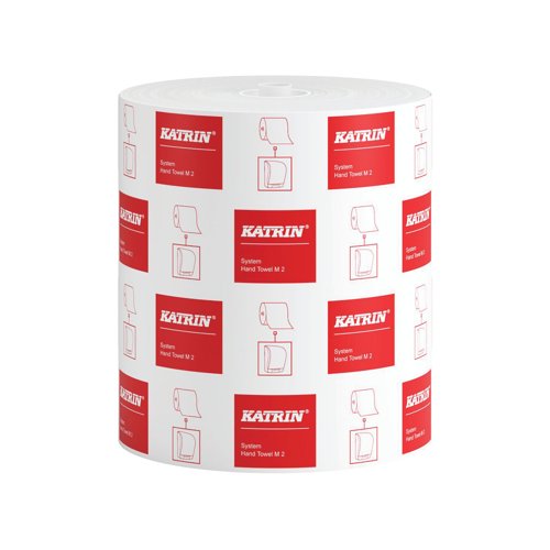 Katrin Classic System Hand Towel M2 2-Ply White (Pack of 6) 460102