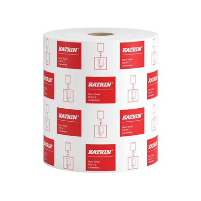 Katrin Classic Hand Towel Roll 2-Ply White (Pack of 6) 481911
