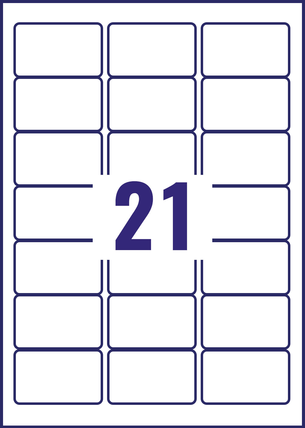 Avery Laser Label 63.5x38.1mm 21 Per A4 Sheet Crystal Clear (Pack 525 Labels) L7782-25