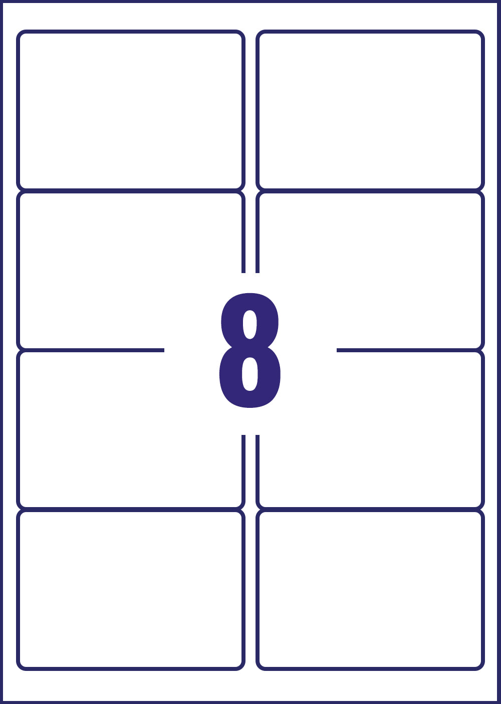 Avery Laser Weatherproof Parcel Label 99x67mm 8 Per A4 Sheet White (Pack 200 Labels) L7993-25