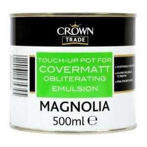 Crown Trade Covermatt Obliterating Emulsion 500ml MAGNOLIA