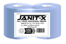 Janit-X Eco 100% Recycled XL Wiper Rolls Rolls Blue 2 x 400m x 280mm