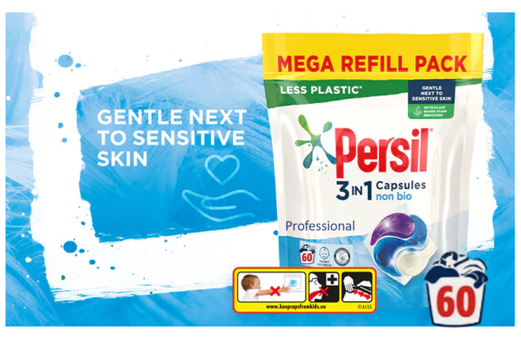 Persil Professional Formula 3in1 Non-Bio fast Dissolve Capsules 32's