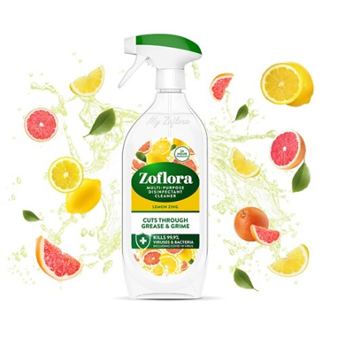 Zoflora Lemon Zing Multipurpose Disinfectant Trigger 2 x 800ml