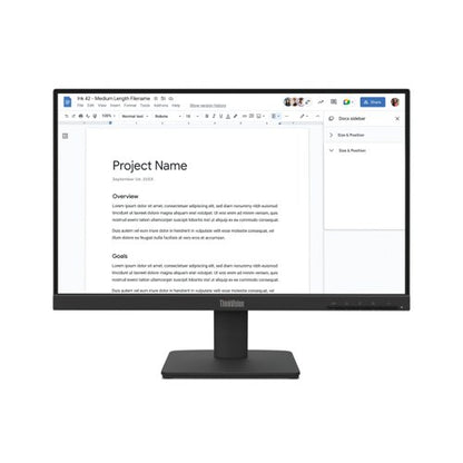 Lenovo ThinkVision S22-4e 21.5 inch Monitor IPS Full HD 64CBKAT6UK