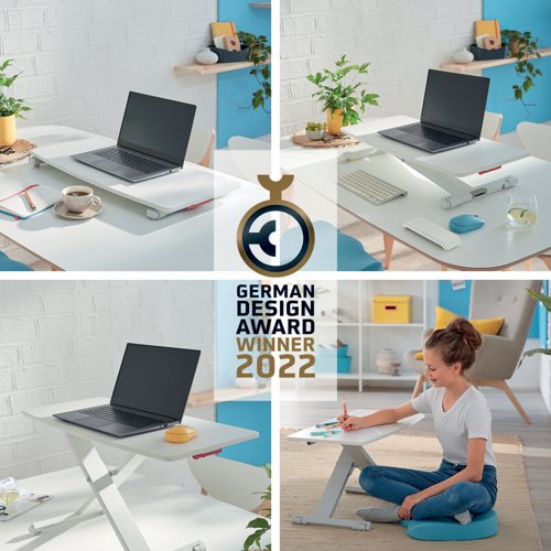 Leitz Ergo Cosy Standing Desk Converter With Sliding Tray 65320085