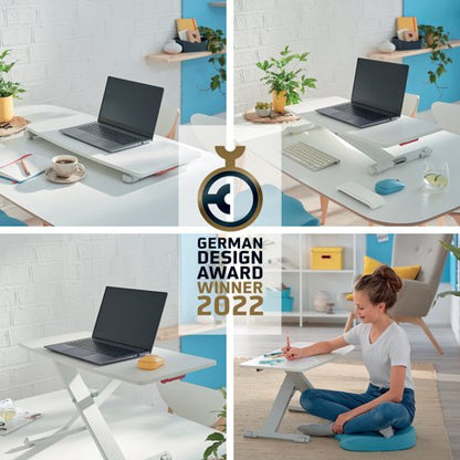Leitz Ergo Cosy Standing Desk Converter With Sliding Tray 65320085