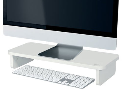 Leitz Ergo Monitor Stand 560x80x210mm White 64340001