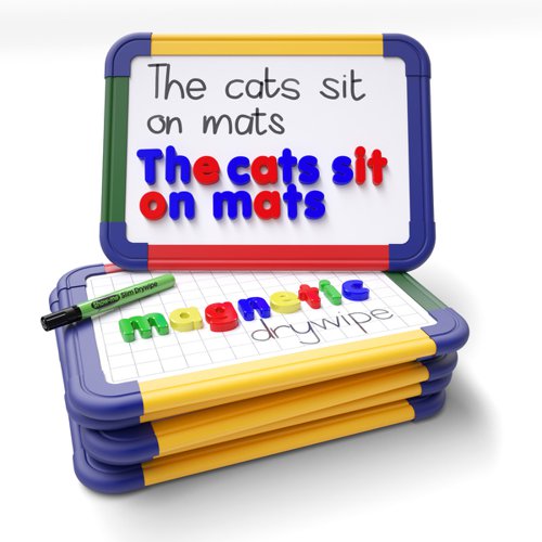 Show-me Magnetic Whiteboard A4 Gridded (10 Pack) MBA4/10