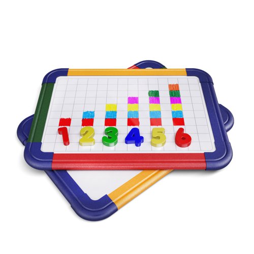Show-me Magnetic Whiteboard A4 Gridded (10 Pack) MBA4/10