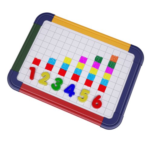 Show-me Magnetic Whiteboard A4 Gridded (10 Pack) MBA4/10