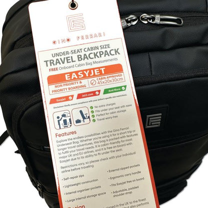 Gino Ferrari Airline+ Approved Backpack GF576-01