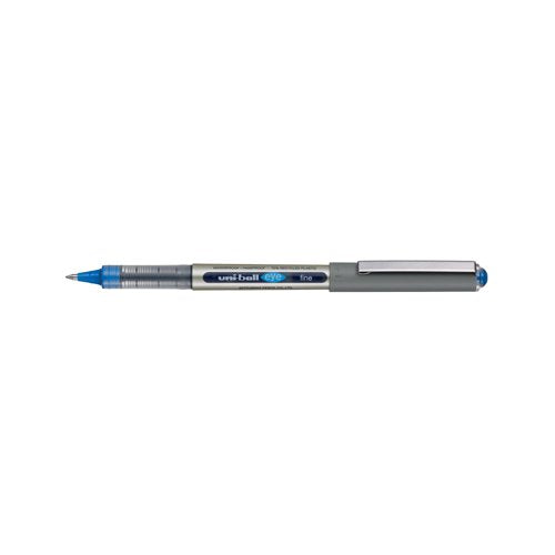 Uni-Ball Liquid Ink Rollerball Pen UB-157E Blue (Pack of 12) 315168000