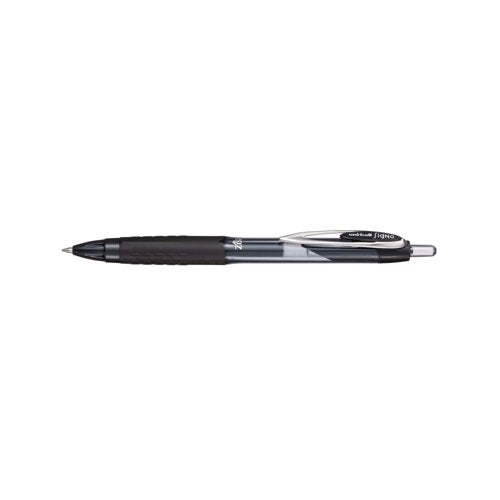 Uni-Ball Signo 207E Rollerball Gel Pen Black (Pack of 12) 308668000