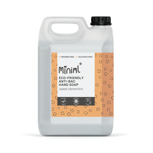 Miniml Anti-Bac Hand Soap Sweet Clementine 5 Litre MIN115