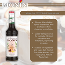 MONIN Chai Cocktail Syrup 700ml (Glass Bottle) Discounted Pump Offer