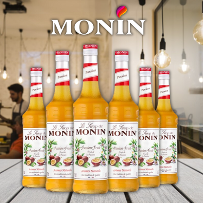 MONIN Passion Fruit Cocktail Syrup 700ml (Glass) Discounted Pump Offer