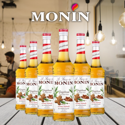 MONIN Gingerbread Cocktail Syrup 700ml (Glass Bottle) Discounted Pump Offer