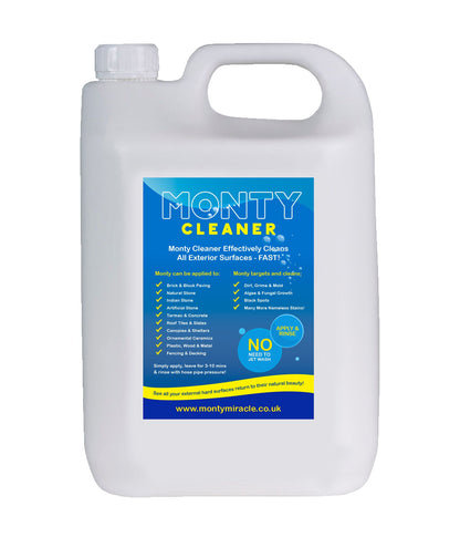 Monty Miracle Fast Patio Cleaner - 5 Litre