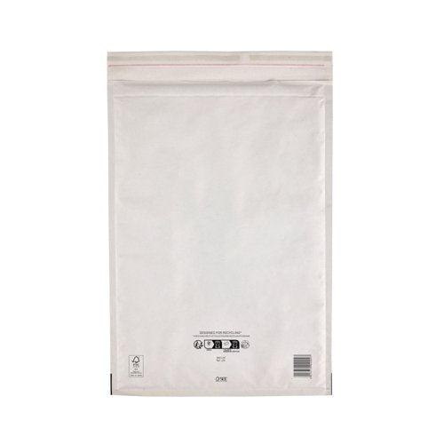 Sealed Air Bubble Lined Postal Bag White 300x440mm MLW J/6 (Pack of 50) 103005504