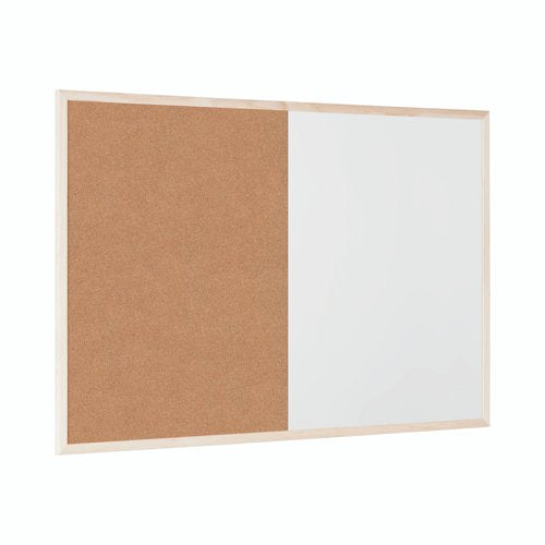 Bi-Office Cork And Drywipe Combination Board 900x600mm Mx07001010