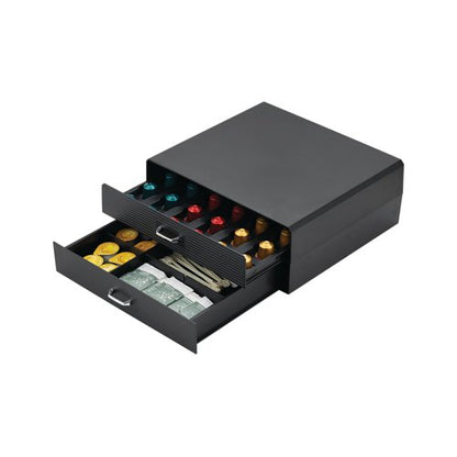 MyCafe Double Drawer Coffee Capsule and Accessory Drawer MYC10130
