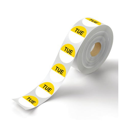 MyCafe Day of Week Food Rotation Label Tuesday Pack of 3500 MYC10610
