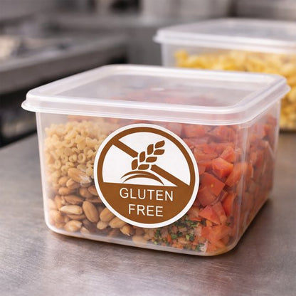 MyCafe Food Label Gluten Free 25mm Removable Pack of 1000 MYC10625