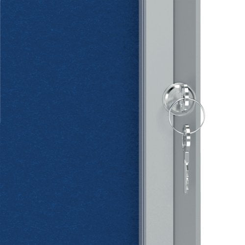 Nobo Premium Plus Felt Lockable Notice Board 9xA4 1902556