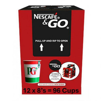 Nescafe & Go PG Tips White Sleeve of 8