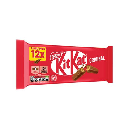 Nestle KitKat 2 Finger Milk Chocolate Bar Pack of 12 12604149