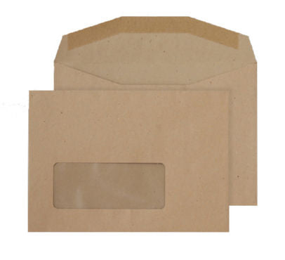 Blake Purely Everyday Mailer Envelope C6 Gummed Window 80gsm Manilla (Pack 1000) - NV358