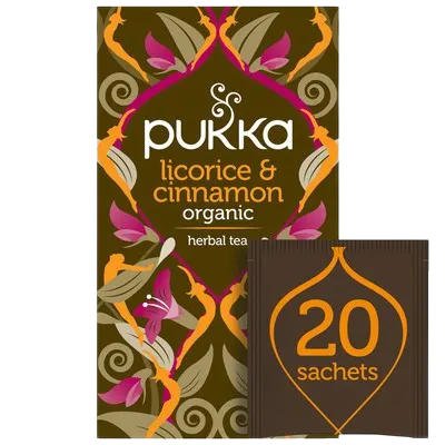 Pukka Tea Licorice & Cinnamon Envelopes 20's