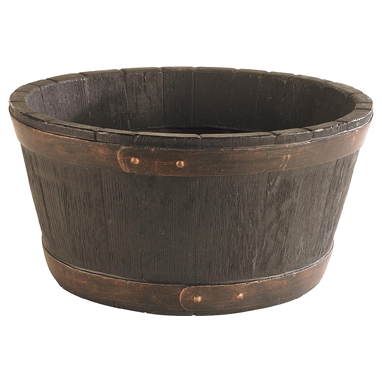 Sankey Oakwood Large 49cm Indoor - Outdoor Barrel Planter
