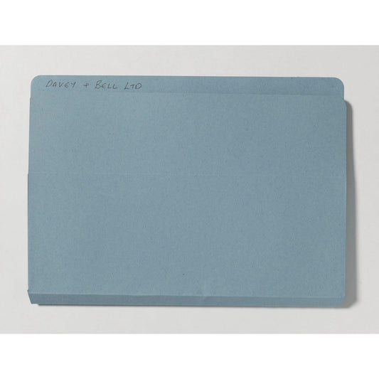 Guildhall Open Top Wallet Manilla Foolscap 315gsm Blue (Pack 50) - OTW-BLUZ