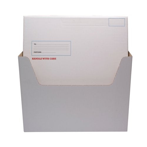 GoSecure Post Box Size A 160x160x160mm White Pack of 20 PB02284