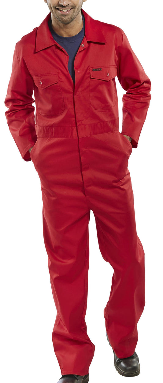 Beeswift Workwear Red Boiler Suit (All Sizes)