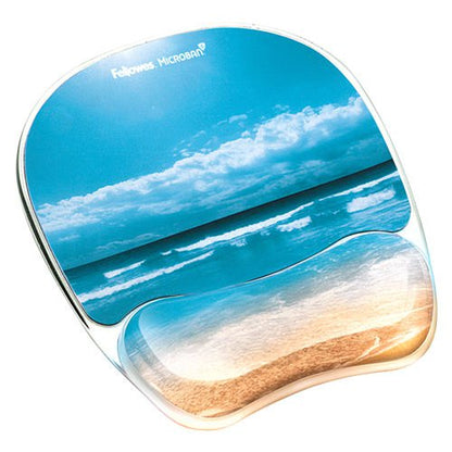 Fellowes Sandy Beach Mousepad Wrist Support 9179301
