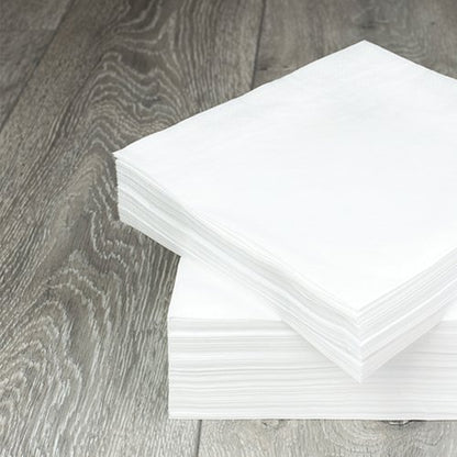 Poppies Napkins 1-Ply 30cm White (Pack of 500) 3014WHSGL