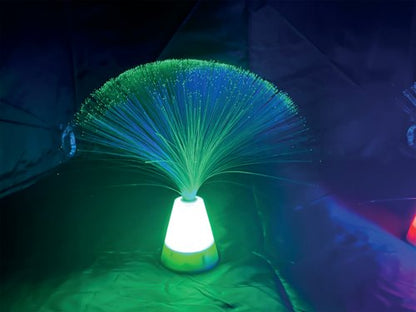 Fibre Optic LED Spray Lamp with Glitter Base SFL13