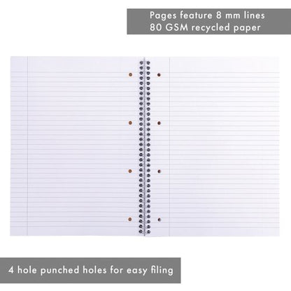 Pukka Pad Kraft Jotta Notebook A4 (Pack of 3) 9565-KRA