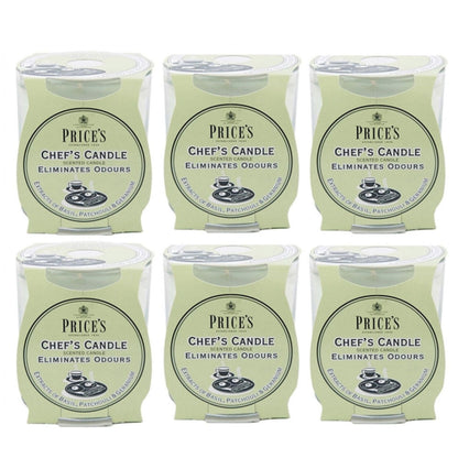 Prices Chefs Large 45hr Candle in Jar Eliminates Cooking Cooks Kitchen Odour