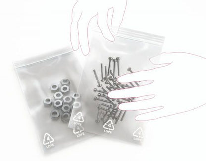 Minigrip Re-sealable Bag 152x229mm Clear (Pack of 1000) 53003