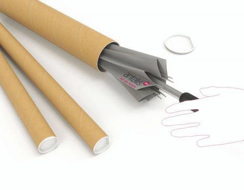 Postal Tube 760x76mm Brown Kraft (Pack of 12) PT-076-15-0760