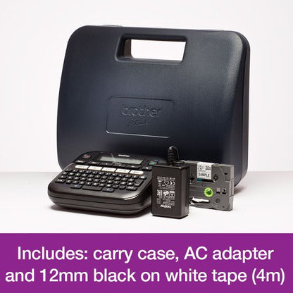 Brother P-Touch PT-D210VP Desktop Label Printer Black PTD210VPZU1